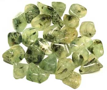 1 lb Prehnite w Epodite tumbled stones - Click Image to Close