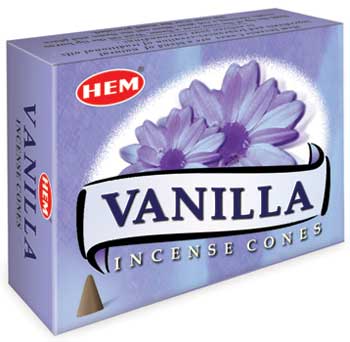 Vanilla HEM cone 10pk - Click Image to Close