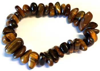 Tiger Eye gemstone bracelet stretch - Click Image to Close