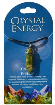 Energy (unakite) double terminated