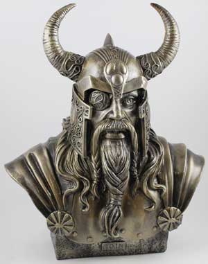 Odin Bust 14" - Click Image to Close